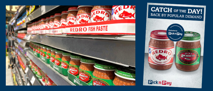 Pick n Pay brings back iconic fish paste brands to SA